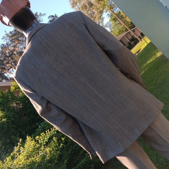 ROBERT ALAN MEN'S (2) BUTTON SILK/WOOL-BLEND LUXURY BLAZER - Picture 10 of 17